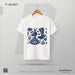 Blue Doves – Folk Art T Shirt