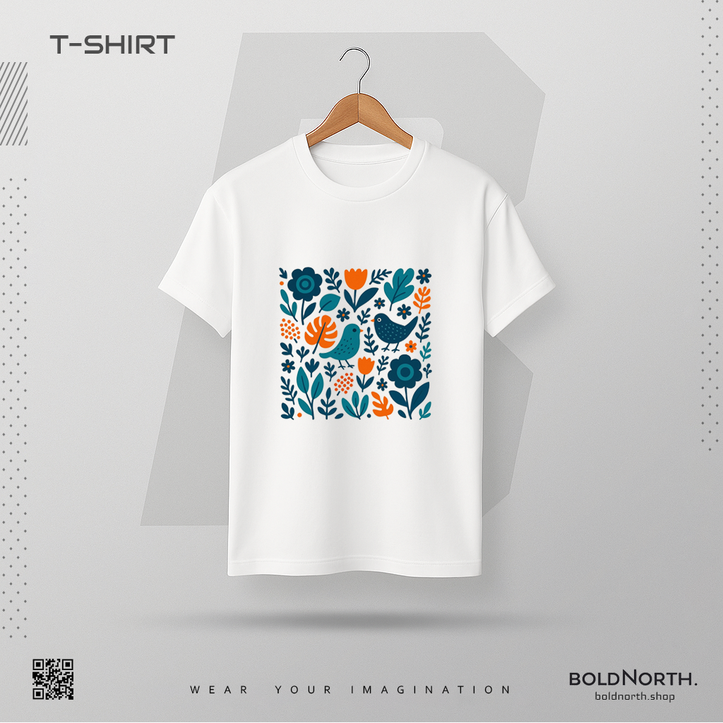 Flower Design T-Shirt