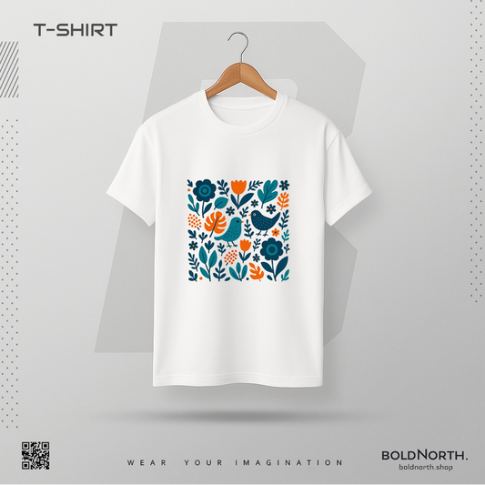 Flower Design T-Shirt
