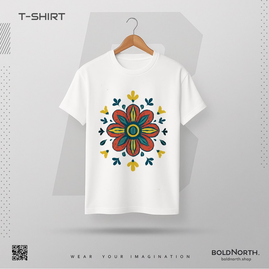 FolkBlomma – Nordic Bloom T Shirt
