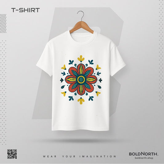 FolkBlomma – Nordic Bloom T Shirt