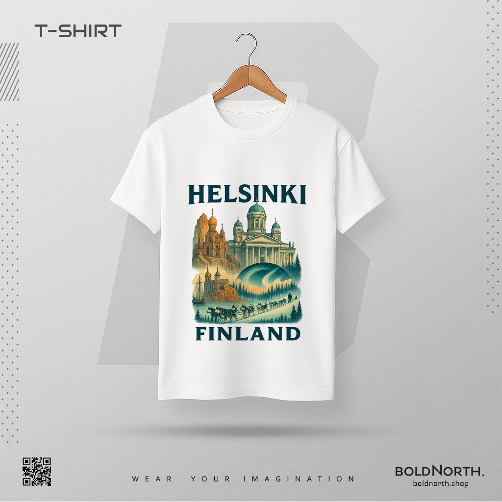 Helsinki Heritage – Finland Journey T Shirt