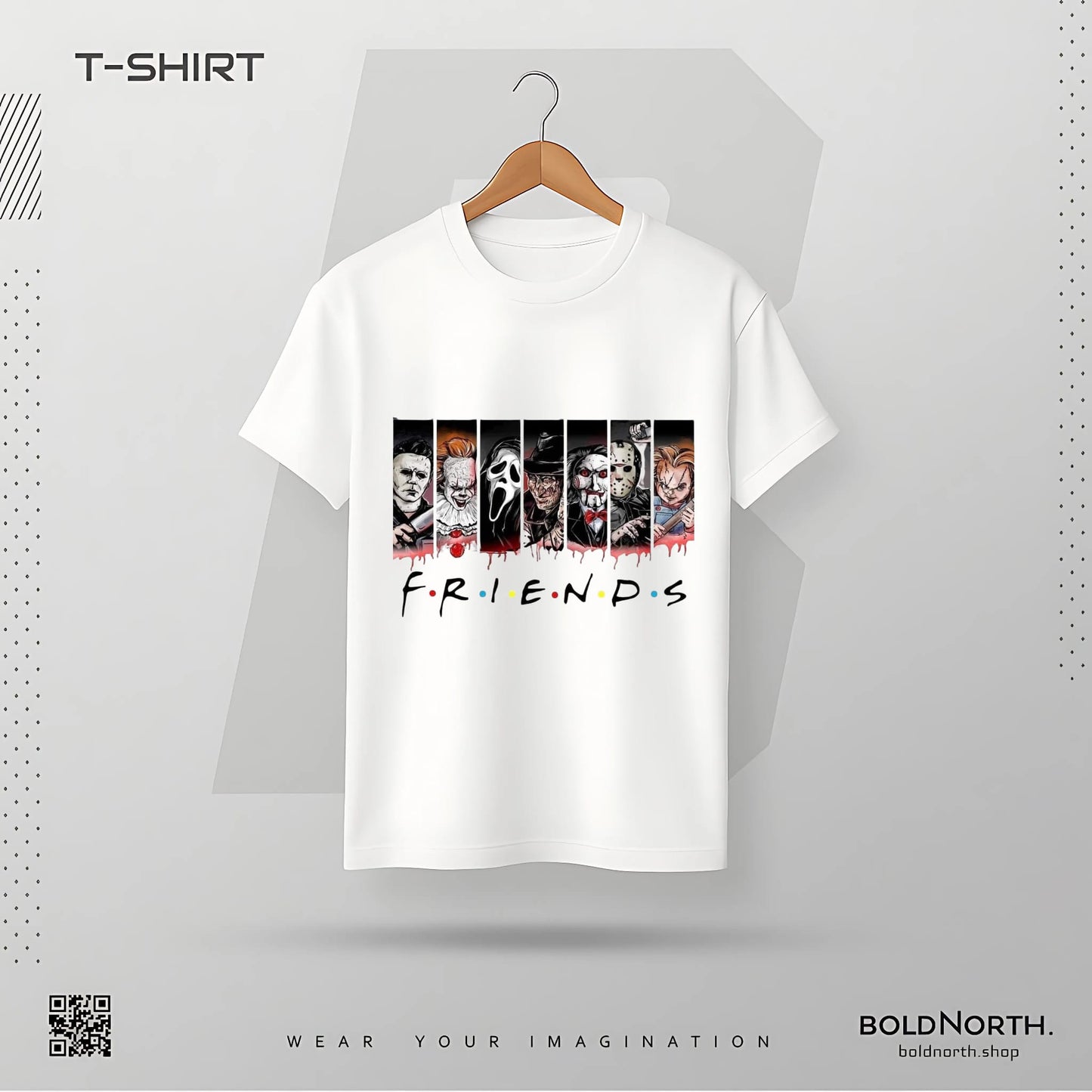 Kauhuystävät T-paita