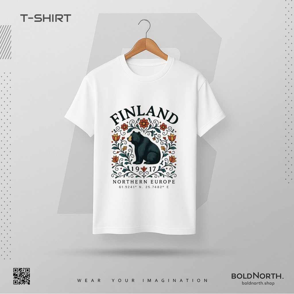 NordicBear – Finland Heritage T Shirt