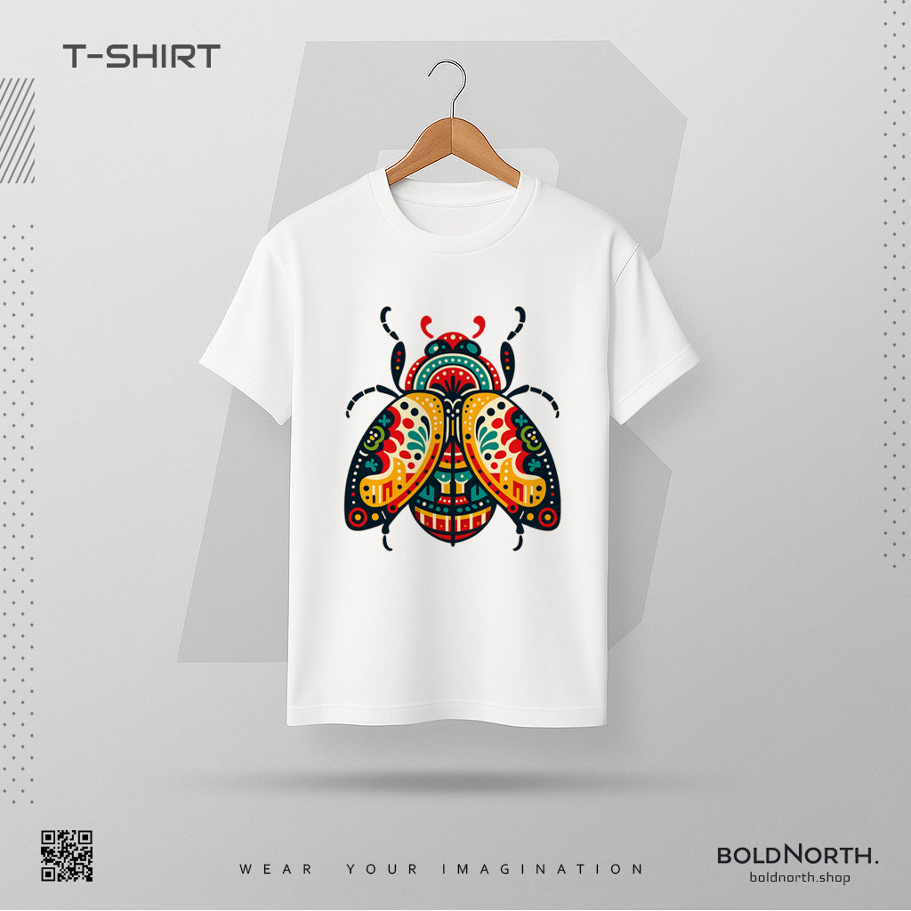 Nordic Beetle – Folk Art T Shirt