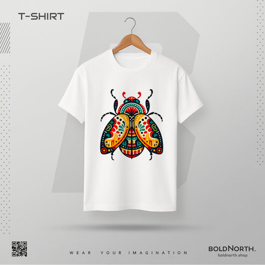 Nordic Beetle – Folk Art T Shirt